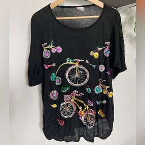 Sequin Bike Shirt